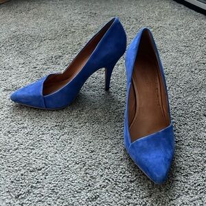 Madewell Pointed Suede Heels